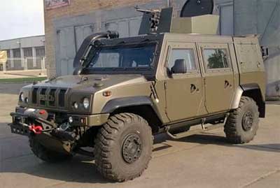 Бронированный автомобиль Броневик