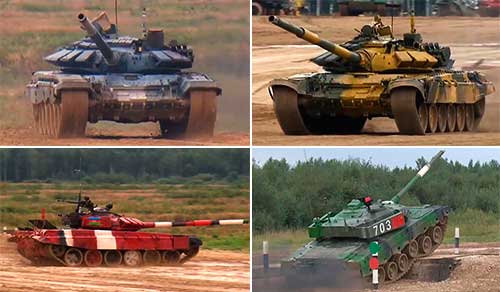 Танки Беларуси, Сербии, Азербайджана и Китая на трассе Танкового биатлона Танковый биатлон-2020: заезд №5