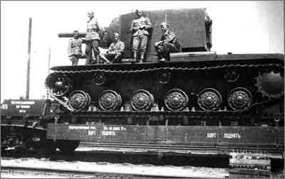 КВ-2 захвачен немцами Танк КВ-2