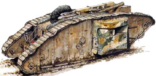 Тяжелый танк Mk II бронетехника