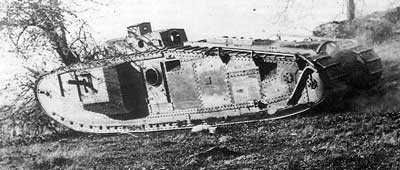 Танк Mk VIII во время испытаний Американский танк