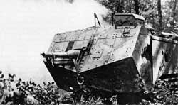 The first tanks Танки "Сен-Шамон"