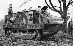 Первые танки Schneider CA1
