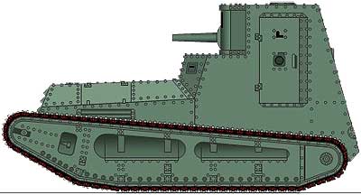"Пушечный" вариант LK-II Leichte Kampfwagen LK-II