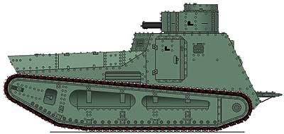 Leichte Kampfwagen LK-II, Stridsvagn m/21 Танк периода первой мировой войны