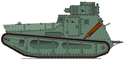 Stridsvagn m/21-29 Шведский танк
