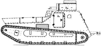 Пулеметный вариант легкого танка LK II LK
