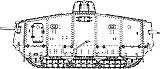 Тяжелый танк A7V (корпус фирмы "Крупп") Тяжелый танк A7V