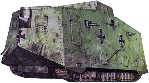 Тяжелый танк A7V 