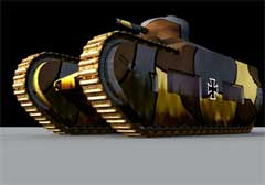 Модель танка Sturmpanzerwagen "Oberschlesien"