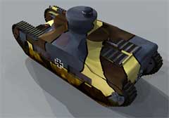 Sturmpanzerwagen "Oberschlesien" Модель танка