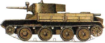 Советский легкий танк БТ-ИС, 1936 г Советский танк