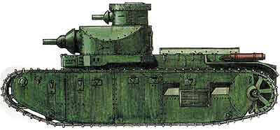 Английский опытный танк Mk.I Английский танк