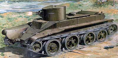 Танк БТ-2 Советский танк