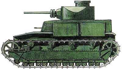 Английский опытный танк T-2 Английский танк