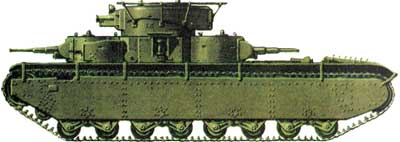 Советский тяжелый танк прорыва Т-35, 1934 г. тяжелый танк