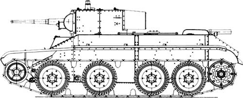 Танк БТ-5-ИС образца 1936 года Советский танк