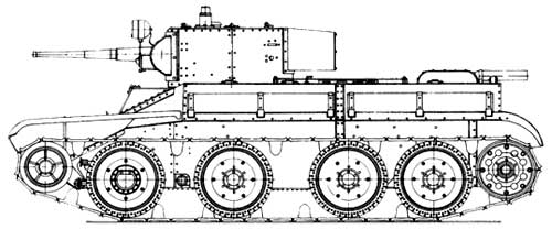 Танк БТ-5-ИС образца 1938 года Танк БТ-5-ИС