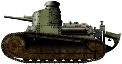 Танк Фиат 3000 (L5/30), модель 1930 г. Танк Фиат