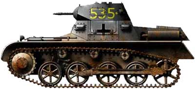 Танк Sd.Kfz.101 Pz.Kpfw I Ausf.A. Немецкий танк