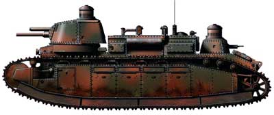 Haevy Tank Char FCM 2C Танк Франции