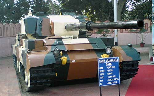 Танк Виджаянта tank vidjajanta