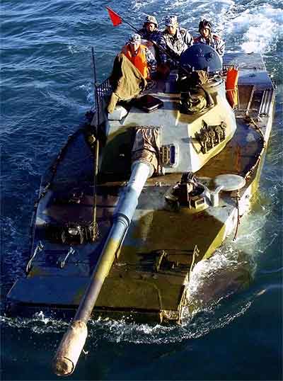 плавающий танк ZTZ-63А